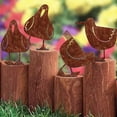 thumbnail image 5 of Metal Seagull Ornament, Cosmug Rusty Metal Bird Silhouette, Decorative Outdoor Garden Art, for Garden Decor, Yard Decor, Fence Decor and Outdoor Display, Color B, 5 of 7