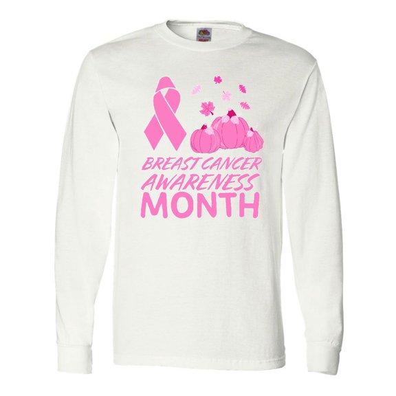 Inktastic Breast Cancer Awareness Month- October Long Sleeve T-Shirt