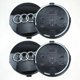 thumbnail image 1 of piezas de cubierta de cubo de coche compatible con Audi 60MM ABS Auto Caps, cubierta de rueda central de material de aluminio + ABS, accesorios de decoración de coche, 1 of 5