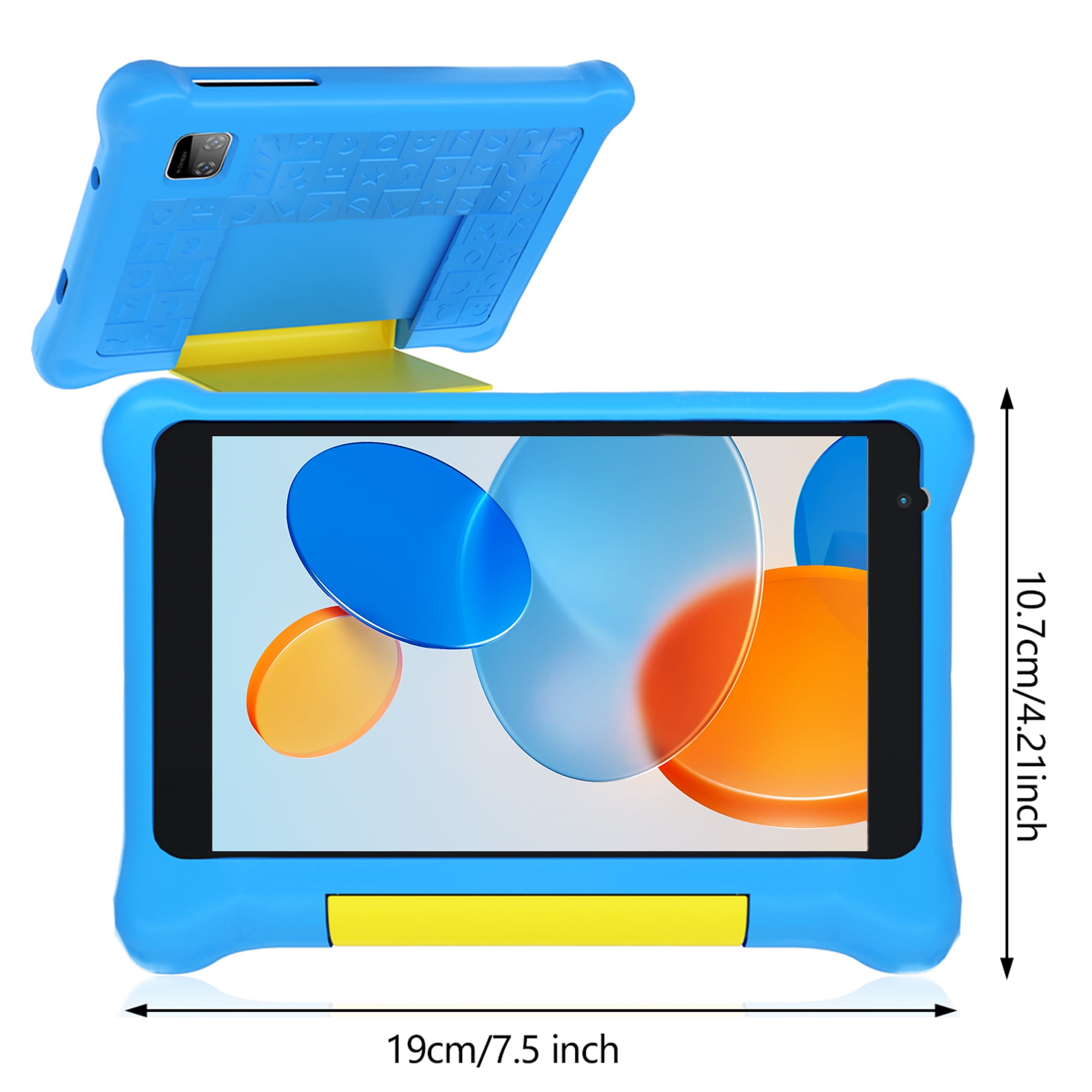 AEEZO 7" Kids Learning Tablet with Case for Toddler, 5GB RAM +32GB ROM, IPS HD Screen, Ukidoz Pre-install,Blue