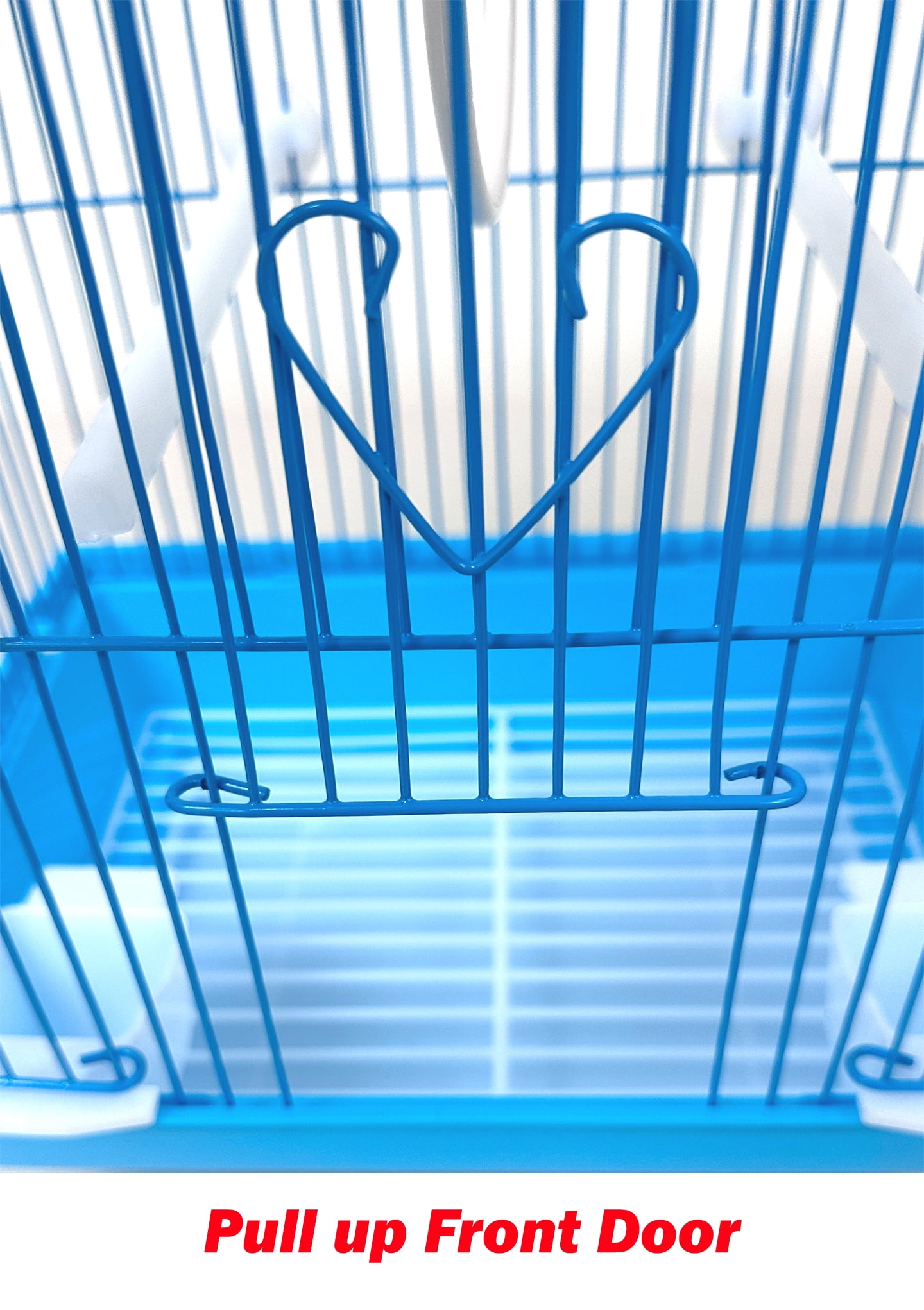 Lot of Ten 11.5x9x15.5"H Mix Color Bird Flight Carrier Breeder Cages Tight 3/8-Inch Bar Spacing For Small Size Birds Finches Canary Budgie Aviary