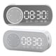 thumbnail image 4 of Reloj con Altavoz Bluetooth, Reloj Despertador con Espejo Digital Inteligente Multifuncional para el hogar, Escuela, Oficina, versión en inglés, Z7, Blanco, 4 of 5