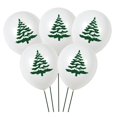 thumbnail image 4 of Globo de látex impreso de 12 pulgadas para decoración navideña de centro comercial, hogar, árbol de Navidad, Papá Noel, alce, juguetes para niños, 4 of 5