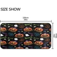 thumbnail image 3 of Dreamtimes Funny Halloween Pumpkin Kitchen Rugs 39×20 in,Non Slip Washable Cushioned Carpets Polyester AntiFatigue Comfort Porch Floor Mat Halloween Decoration, 3 of 7