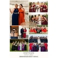 thumbnail image 5 of Infinity Dress with Bandeau, Convertible Bridesmaid Dress, Long, Plus Size, Multi-Way Dress, Twist Wrap Dress, 5 of 6
