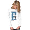 thumbnail image 4 of Popeye Cartoon Vintage Varsity P Long Sleeve TShirt Men Women Brisco Brands S, 4 of 5