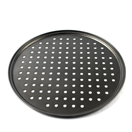 

Perforated Pizza Pan Non Stick Baking Easy Unmolding Firm Bottom Vented Pizza Pan