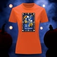 thumbnail image 3 of Playera Blusa Con Impresion De Los Musicos Alusivo A La Loteria Mexicana Dia De Muertos Tradicion Mexicana Color Anaranjado Talla Chica Marca Emil SaEs, 3 of 4