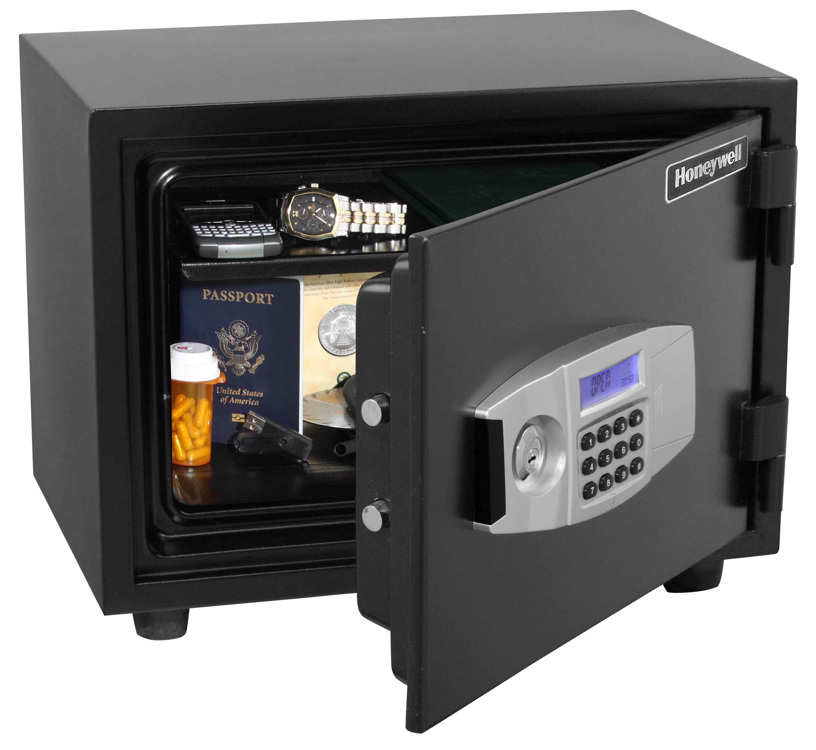 Honeywell Safes, .57 Cu ft, Digital Steel Water and FireResistant