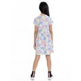 thumbnail image 2 of Squishmallows Girls Dress with Short Sleeves, Sizes XS-L, 2 of 6
