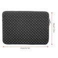 thumbnail image 3 of 15.6 Inch Diamond Texture Laptop Sleeve Notebook Protective Case Zipper Hand BagBlack, 3 of 3