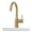 Gold, variant on WOWOW Single Handle Bar Sink Faucet 1 Hole Bar Faucet Brushed Nickel Small Kitchen Faucet Modern Commercial Faucet for Sinks RV Sink Faucet with Water Supply Lines