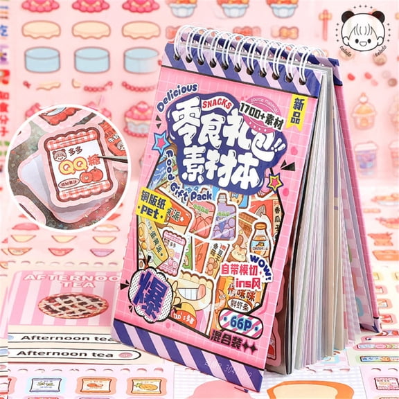 Kawaii Scrapbooking Stickers 66 Sheets 1700 Stickers Stationery Journal Decor