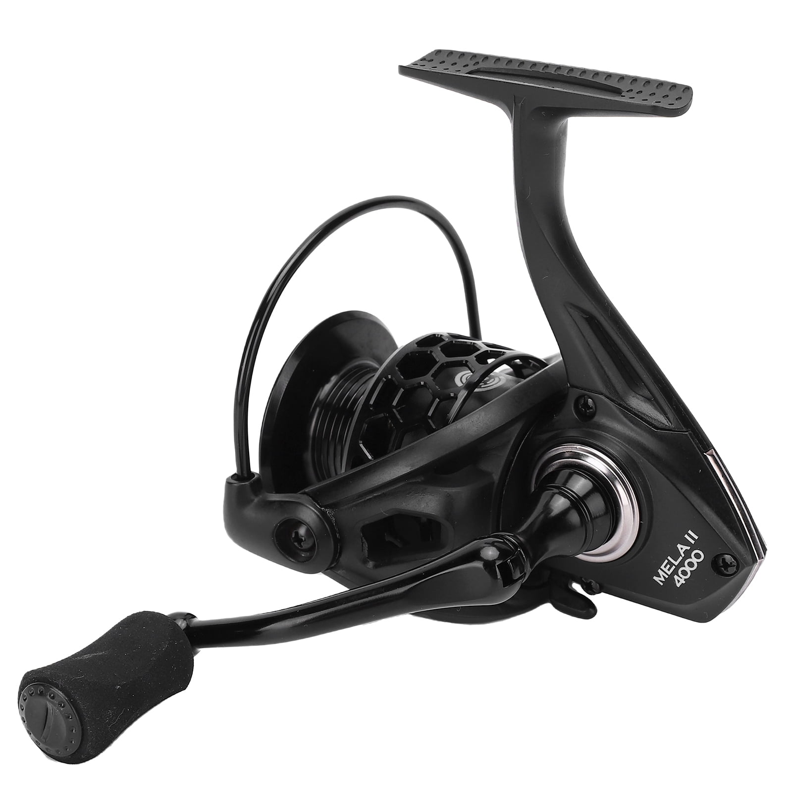 Nieyigj MELA4000 Spinning Reel 13+1 Bearings 5.0:1 Gear Ratio Left Right Interchangeable Fishing Wheel, Black