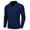 Royal Blue, variant on COOFANDY Men's Shawl Collar Pullover Sweater Slim Fit Casual Button Cable Knit Sweaters