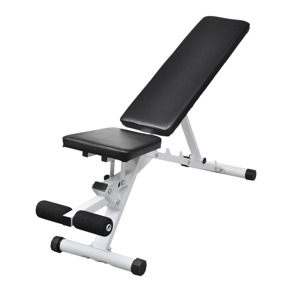 Fitness Workout Utility Bench Adjustable Back with Leg Curl Walmart
