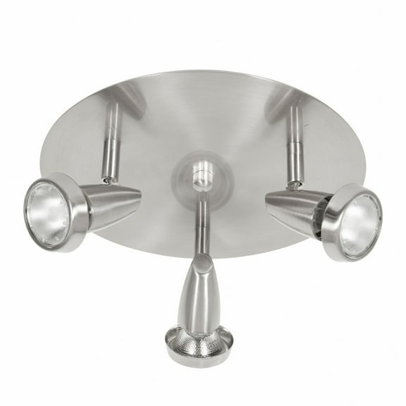 Access Lighting 52221-BS Mirage 3 Light Swivel Spot - Brushed Steel