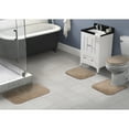 thumbnail image 2 of Garland Rug Traditional Washable Bath Rug Set, 4 Piece Set (2 Bath Rugs, Contour, & Lid) Taupe, 2 of 6