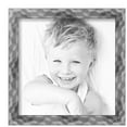 thumbnail image 2 of ArtToFrames 12" x 12" Hammered Steel Metallic Picture Frame, 12x12 inch Silver Wood Poster Frame (WOM-5264),  Pack, 2 of 7