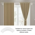 thumbnail image 3 of USHOBE Floor to Ceiling Curtains Track White Rust Resistance for Daily Use 1Pcs, 3 of 8