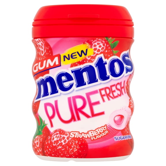 Mentos Pure Fresh Strawberry 35 piece 70g, Imported from Britain