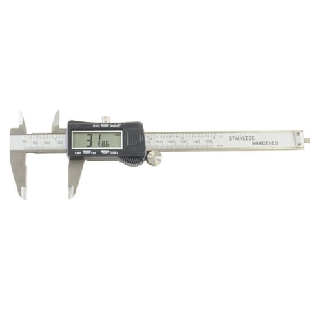 3-in-1 LCD Digital Vernier Caliper 1-6 inches, 0-150 mm with Inch/Metric/Fraction Conversion