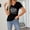 Black, variant on T Shirts for Women Graphic Tees Funny Shirt Women Please Don't Be Rude To Me Graphic V Neck T Shirt Sarcastic Short Sleeve Tee Summer Tops Tshirts Shirts Spring Tops for Women Purple XXL
