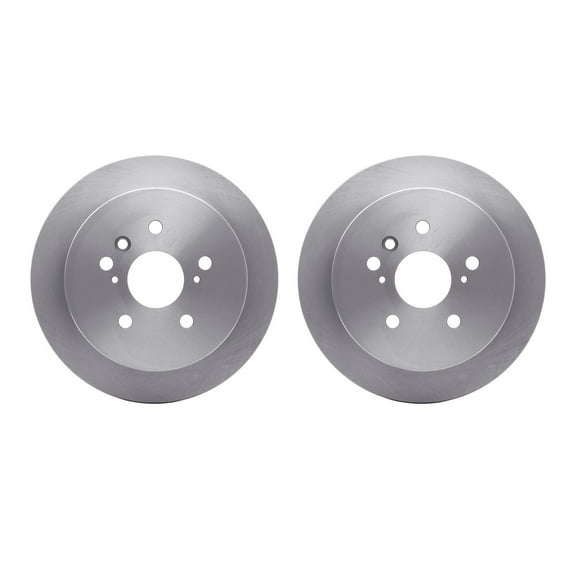 Dynamic Friction Company Rear Brake Rotors 6002-76129