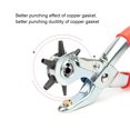 thumbnail image 4 of relayinert Professional 2-4.5mm Leather Belt Eyelet Revolving Puncher Home Portable Adjustable Hole Punch Plier Accessory, 4 of 6