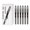 6-pack, Black, variant on 0.5MM Tip Gel Pens,1500M Long-Lasting Black Ink, Unbreakable Bendable Tip, Smooth No-Smear Writing (6-pack, Black)