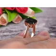 thumbnail image 4 of Cushion Cut 1.25 Carat Black Diamond Moissanite Engagement Ring Wedding Ring Promise Ring 10k Rose Gold Solitaire Anniversary Ring, 4 of 6