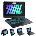 thumbnail image 1 of GreenLaw Keyboard Case for iPad mini 7 A17 Pro(2024) & Mini 6 (2021) 8.3", 360&deg; Rotate Case for iPad mini 7th/6th Generation, Touchpad Keyboard w, 1 of 9