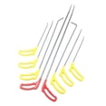 thumbnail image 1 of Qiaoxi Tringles Outils Kit de Réparation de Grêle Acier Inoxydable Sans Peinture Extracteur de Retrait de Bosses pour Porte Dings Réparation de Grêle (8 Pcs), 1 of 8