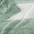 thumbnail image 2 of Brooklyn Loom Feathered Ombre 100% Microfiber Polyester  50x70 Throw Blanket in Green, All Season, Adult Size, OEKO-TEX Certified, 2 of 8