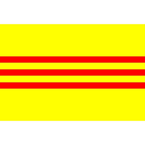 South Vietnam 3' x 5' Indoor Polyester Flag