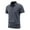 Grey, variant on Men's Polo Shirts Ice Silk Smoothing Comfortable Button Collared Short Sleeve Top Casual Summer Lightweight Mens Dress Shirts