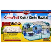 Super Pet- Container-Crittertrail Quick Clean Habitat- Multi Colored 16x10.5x10.5 In