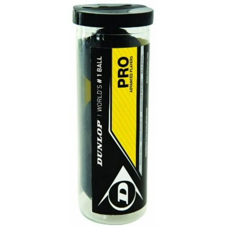 Dunlop Sports Pro XX Squash Ball, 3-Ball Tube