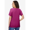 thumbnail image 2 of Woman Within Plus Size Ruffle Tee, 2 of 6