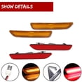 thumbnail image 4 of GTINTHEBOX 4PCS OE-Style A&R LED Front & Rear Side Marker Lights For 2010-2014 Ford Mustang, 4 of 11