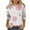 White, variant on Up to 65 off!Lolmot Christmas 3/4 Sleeve Tops for Women Fashion Snowflake Christmas Print Graphic Tee Shirts Casual Crew Neck Tee Tops Blouse