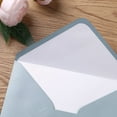 thumbnail image 2 of PONATIA 50 Pieces/Lot A7 Envelopes, 5.25 x 7.5 inches, Perfect for 5''x7'' Weddings, Invitation Cards,Graduation Invite (Pearl White Liner + Dusty Blue), 2 of 8