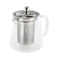 thumbnail image 2 of 5X Buen Borosilicato Tetera de Vidrio con Acero Inoxidable 304 Colador de Infusor Herramienta para Calentar Café, Tetera Juego de Caldera 380ML, 2 of 4