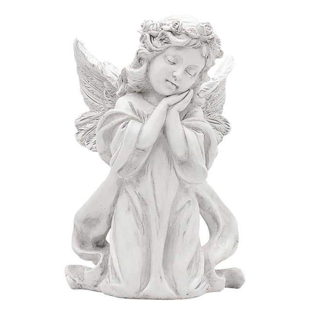 Estatua de Jardín Cupido Ángel Zulema Decoración de escritorio Adorno oración