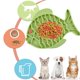 thumbnail image 3 of Comedero interactivo para gatos Brillar Forma de pez Verde Pescado Electrónica, 3 of 4
