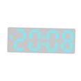 thumbnail image 1 of Reloj despertador digital con luz nocturna con pantalla de temperatura de fecha y hora Configuración de 12/24H Reloj despertador para Niñas para Azul Macarena Despertador, 1 of 8