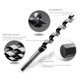 thumbnail image 2 of Hex Shank 5Pcs Carpenter's 230mm Drill Bit Woodwork Hole Saw Spiral Wood Drilling for Furniture Cut, 2 of 5
