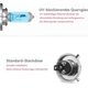thumbnail image 2 of H4 Halogen Bulb, E-Mark, Warm White Headlights Light, For 12V 55W Motorcycle and Car High Beam Lamp Replacement Kit (2 Pieces), 2 of 5