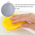 thumbnail image 2 of kurtrusly Multi-functional Dishwashing Brush Non Stick Kitchen Scrubber Tableware Dish Cleaning Tool Round, 2 of 9