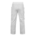 thumbnail image 4 of LWavelet Mens Striped Linen Pants Elastic Waist Drawstring Summer Casual Pants White XL, 4 of 8
